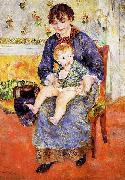 Pierre Auguste Renoir Mere et enfant France oil painting artist